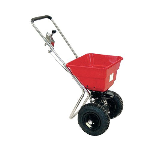 SALT SPREADER 36KG WITH RAIN COVER RED 380945