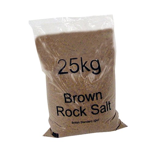 DRY BROWN ROCK SALT 25KG BAG (20 PACK) 384072