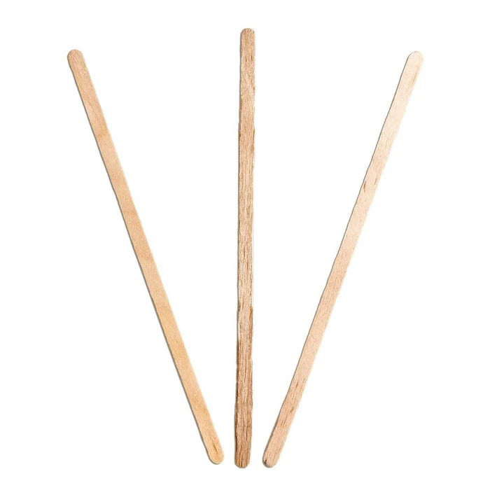 DISPOSABLE WOODEN STIRRERS (17.8cm/7in) x 1000