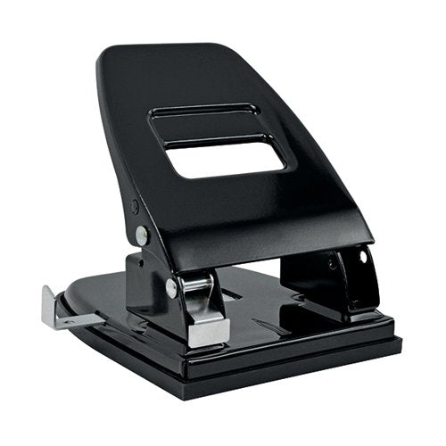 BLACK HEAVY DUTY METAL HOLE PUNCH 40 SHEET WX01236