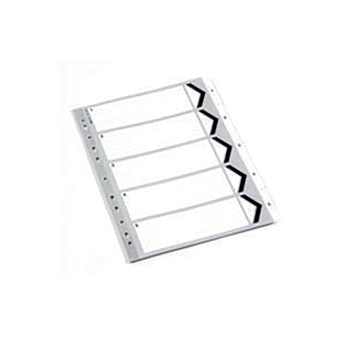 A4 WHITE 1-5 POLYPROPYLENE INDEX WX01352