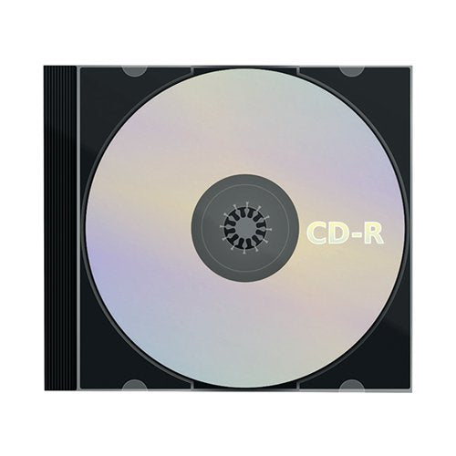 CD-R SLIMLINE JEWEL CASE 80MIN 52X 700MB (RECORDABLE WITH 52