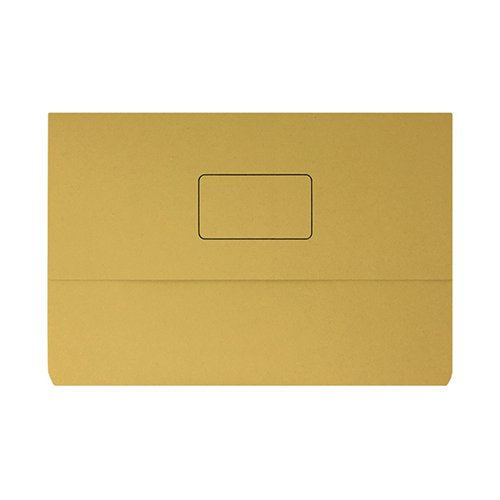 DOCUMENT WALLET 220GSM FOOLSCAP YELLOW (PACK OF 50) 45919EAS