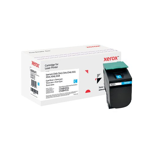 XEROX EVERYDAY REPLACEMENT TONER CART HIGH YIELD CYAN FOR LE