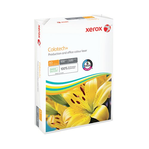 XEROX COLOTECH+ A3 PAPER 100GSM REAM WHITE (PACK OF 500) 003