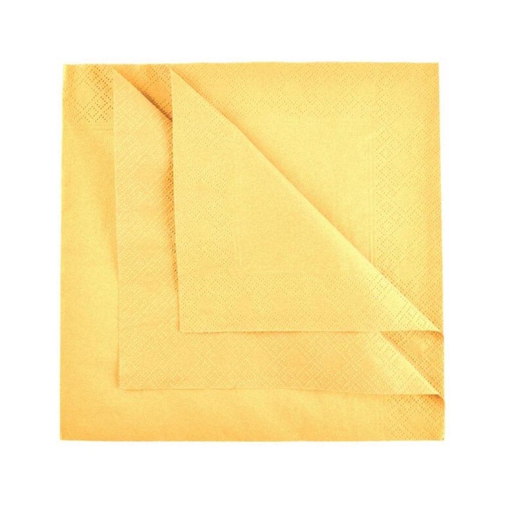 2 PLY 41cm NAPKINS YELLOW x 2000